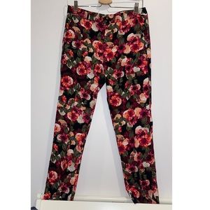 Banana Republic Avery style floral pants